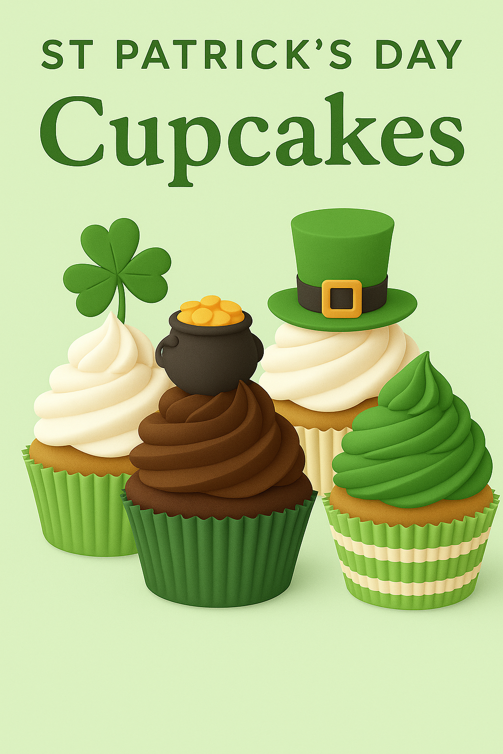 St Patricks Day Cupcakes