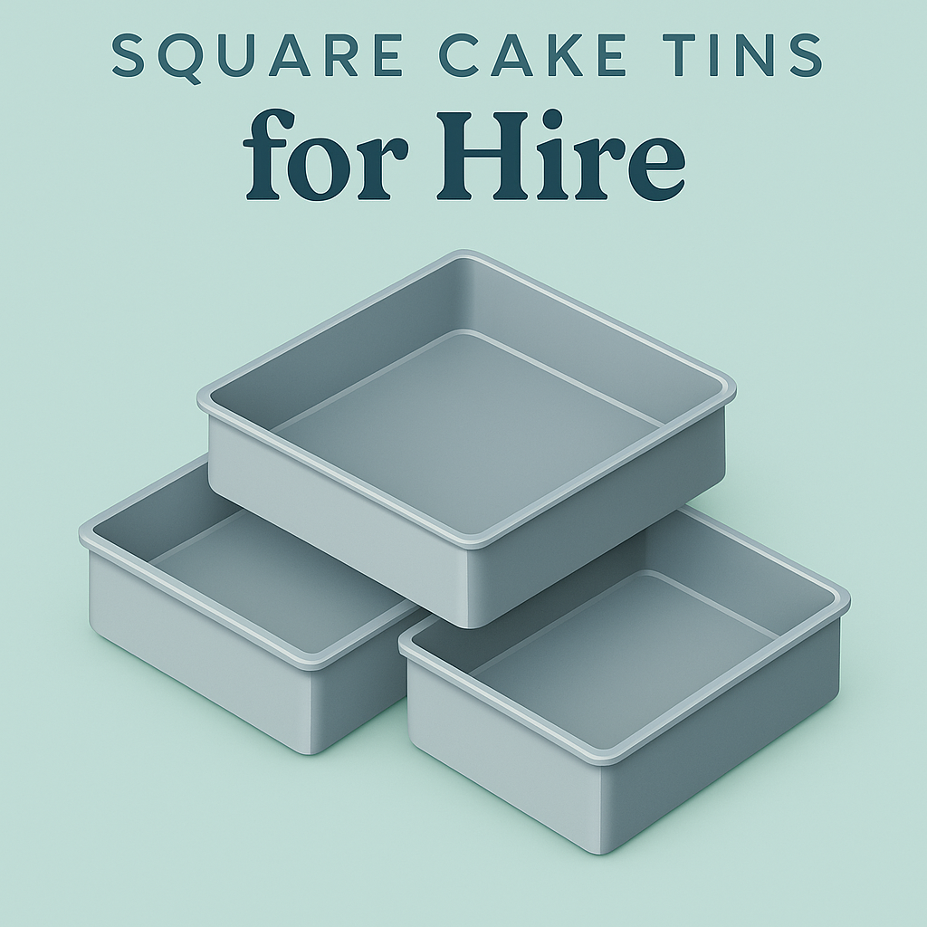 Square Cake Tins For Hire