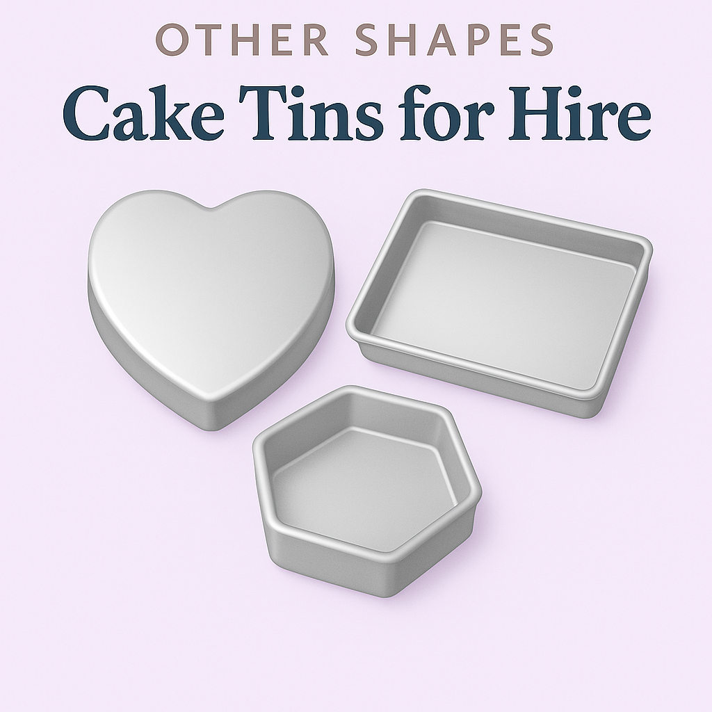 Other Shaped Cake Tins For Hire