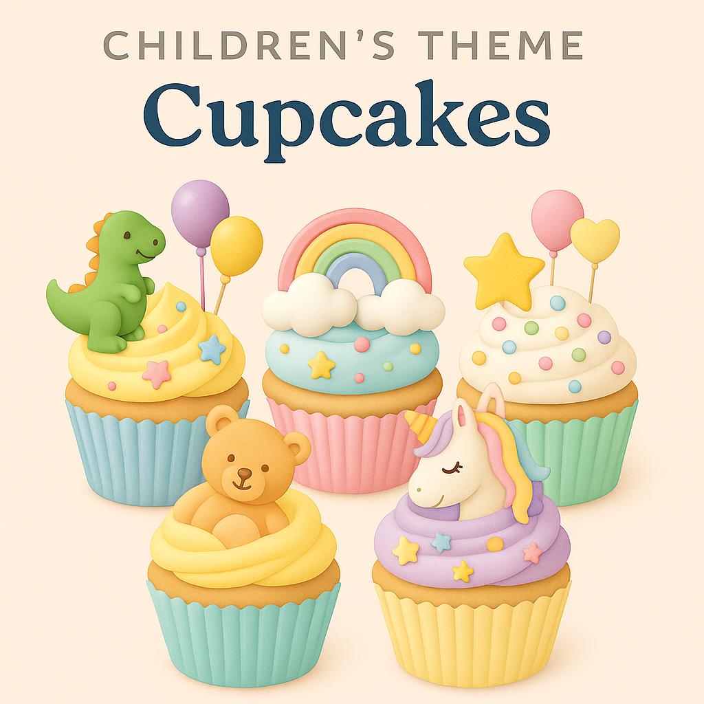 Childrens Themed Cupcakes
