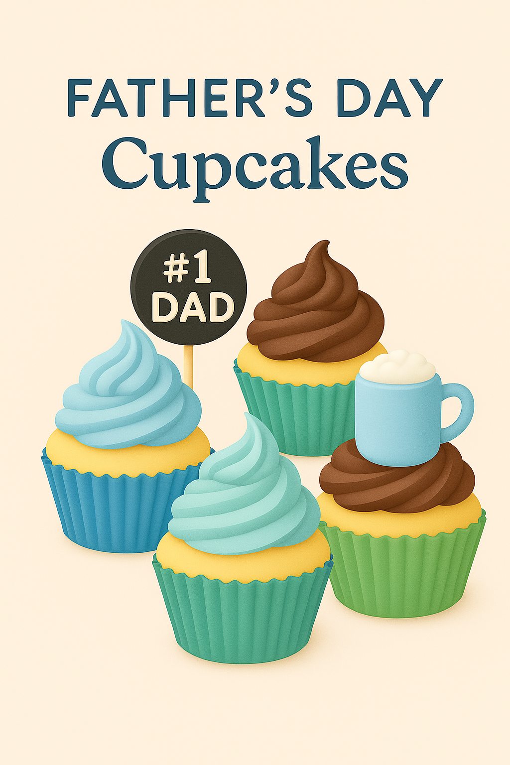 Fathers Day Cupcakes