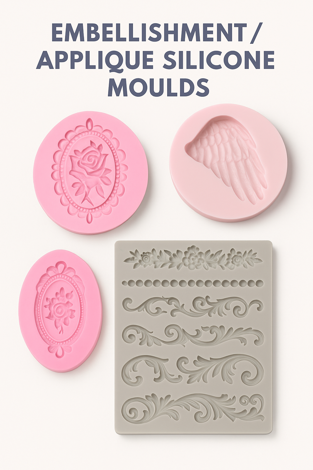 Embellishments/ Applique Silicone Moulds