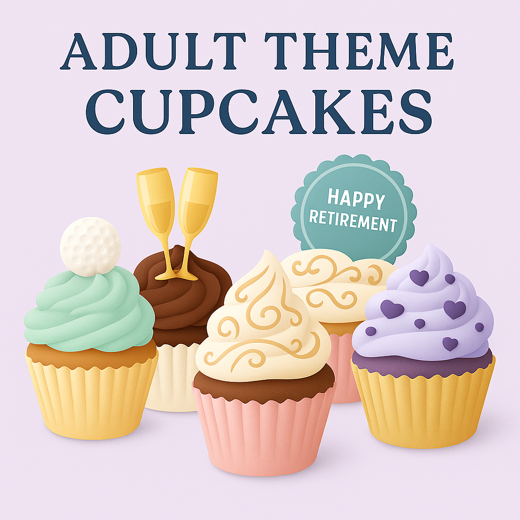 Adults Themed Cupcakes