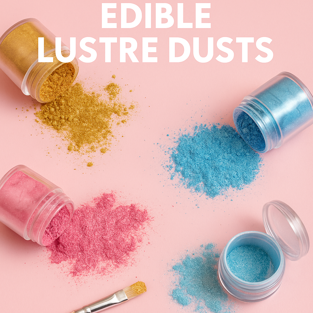 Edible Lustre Dusts – Shimmer & Shine for Cakes