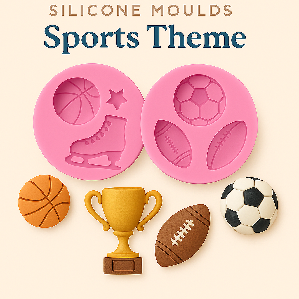 Sports Theme Silicone Moulds