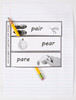 D-NC-L110-0059-EN-B; Homophone trio: pair, pare, pear; notebook