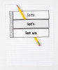 D-NC-L109-0006-EN-B- Confusing words: lets, let's, let us notebook
