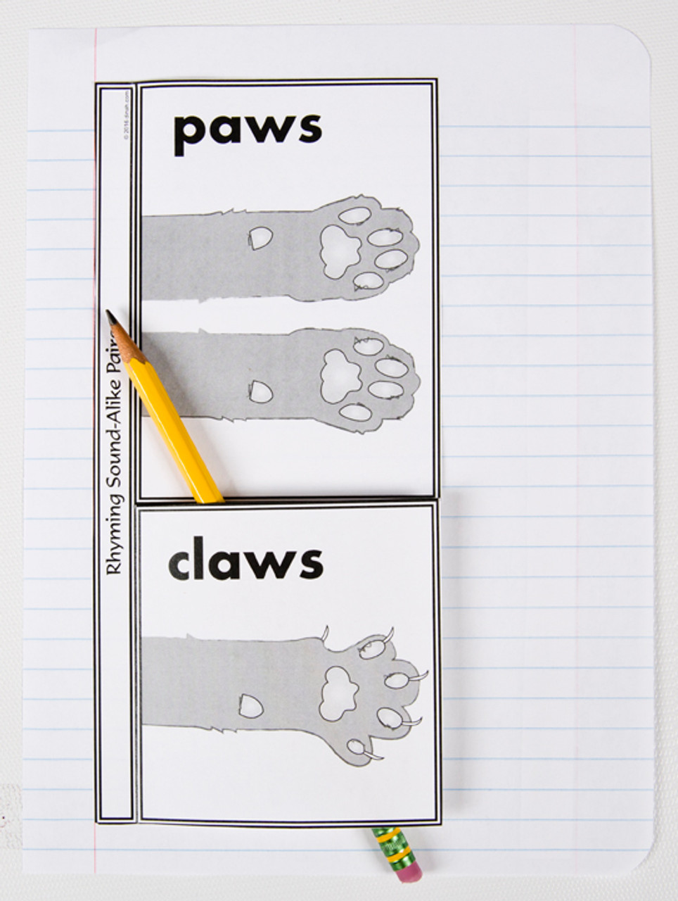 D-nc-l110-0032-en-b homophone pairs paws and claws copy