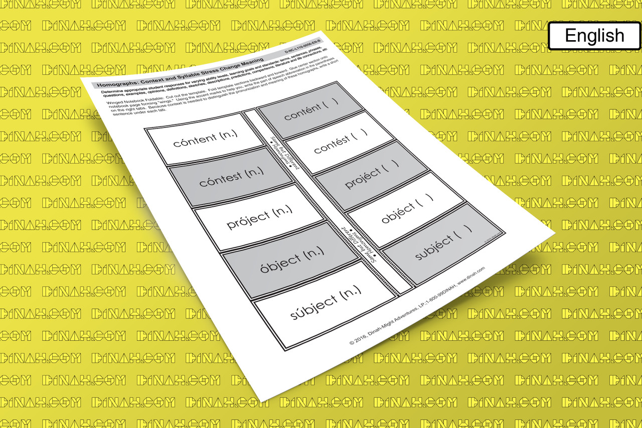 D-nc-l110-0056-en-b homographs context and syllable stress change meaning