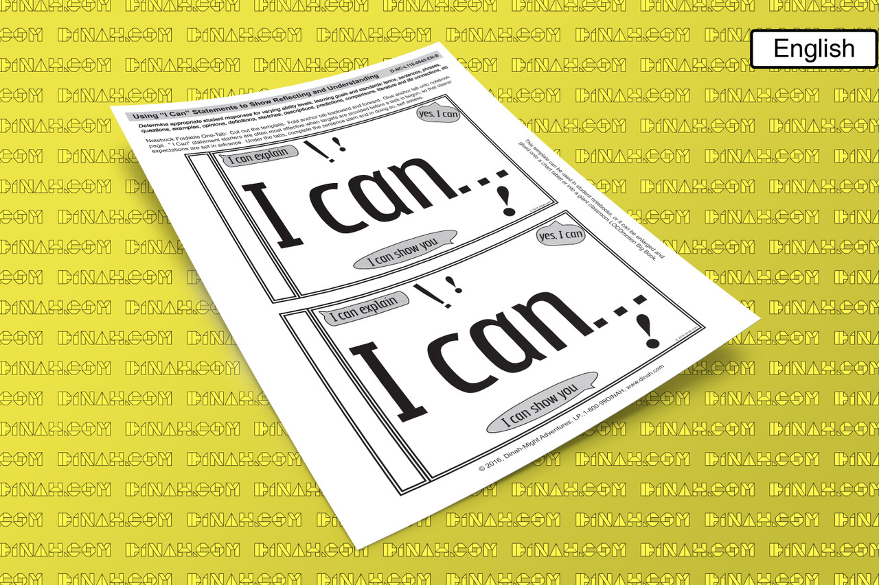D-nc-l116-0043-en-b using i can statements to show reflecting and understanding