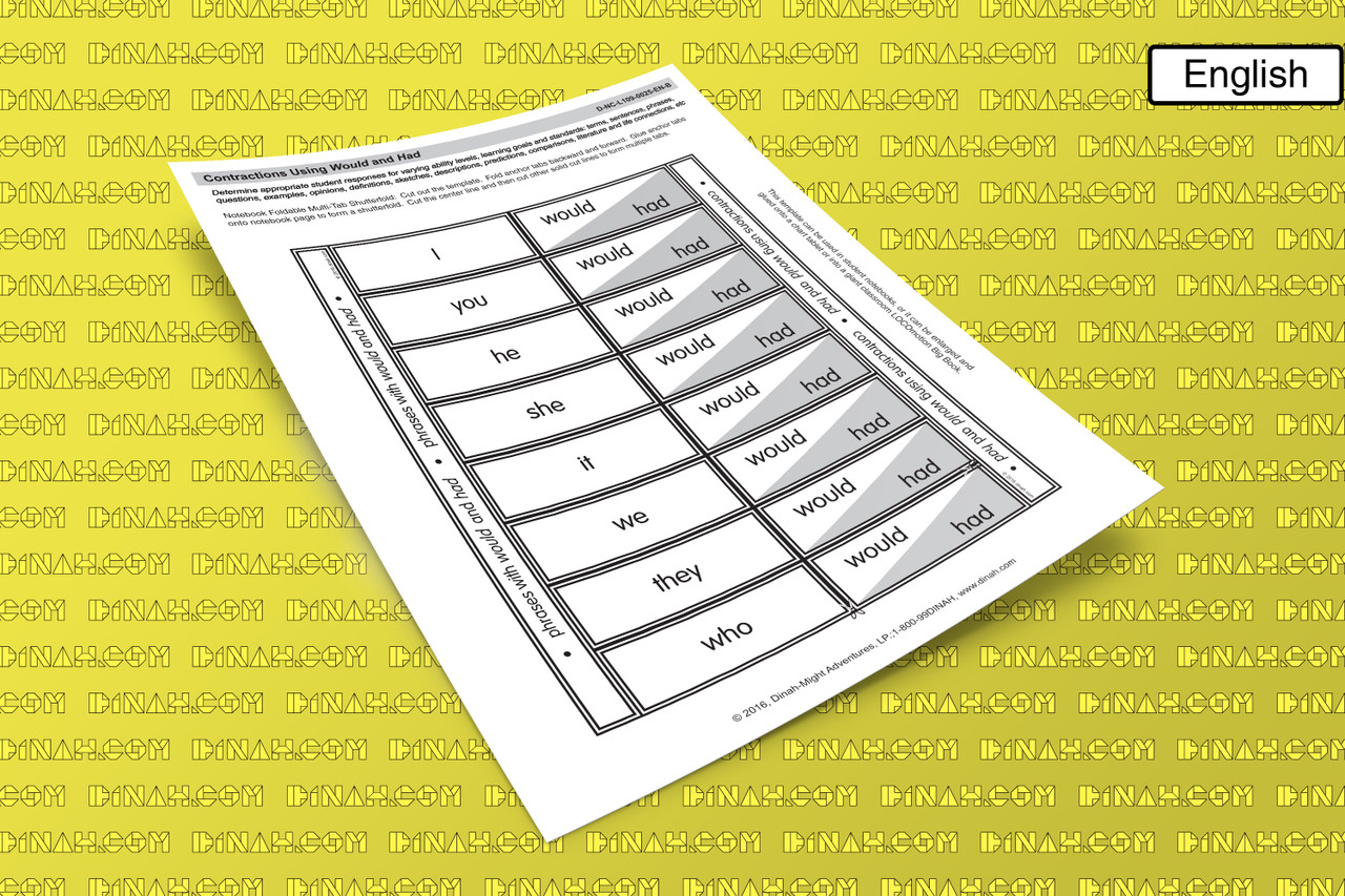 D-nc-l109-0025-en-b contractions using would and had