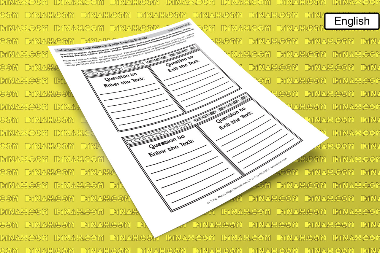 D-nc-l101-0001-en-b informational text before and after reading strategy