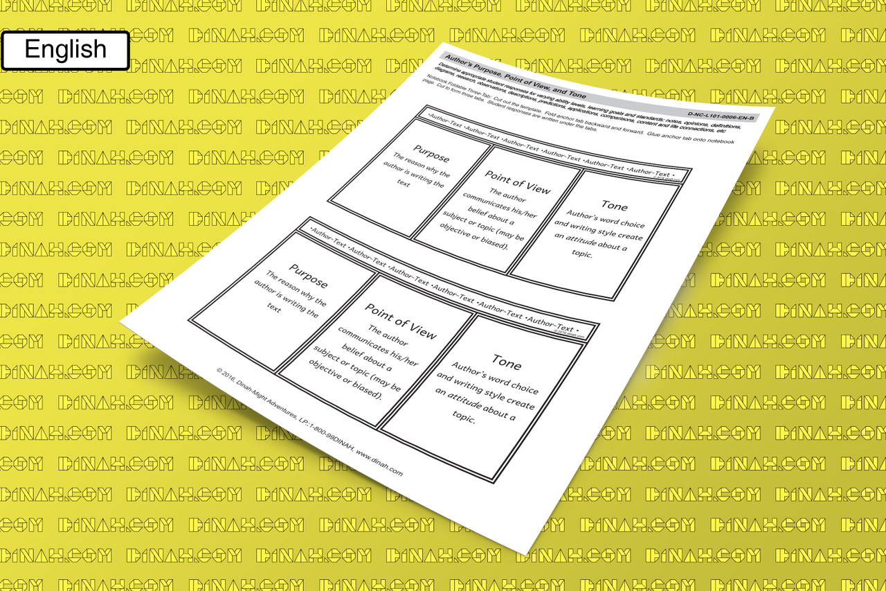 D-NC-L101-0006-EN-B_Author's Purpose, Point of View, and Tone