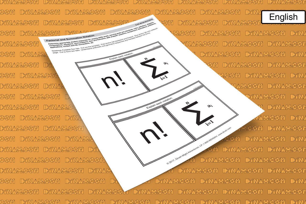 D-nc-m120-0016-en-b factorial and summation notation