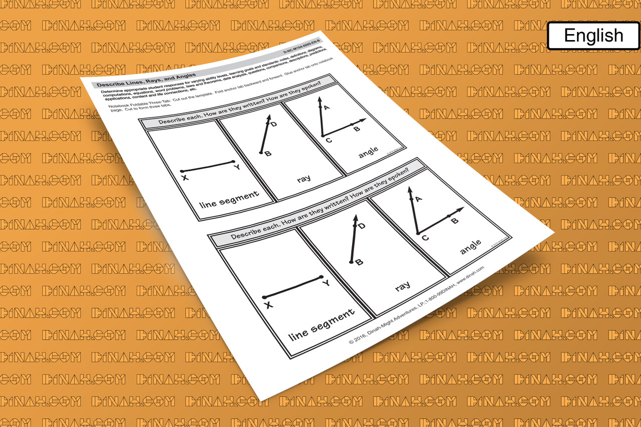 D-nc-m104-0009-en-b describe lines rays and angles