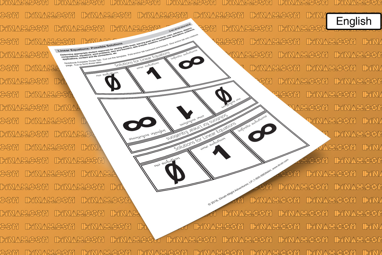 D-nc-m106-0034-en-b linear equations possible solutions