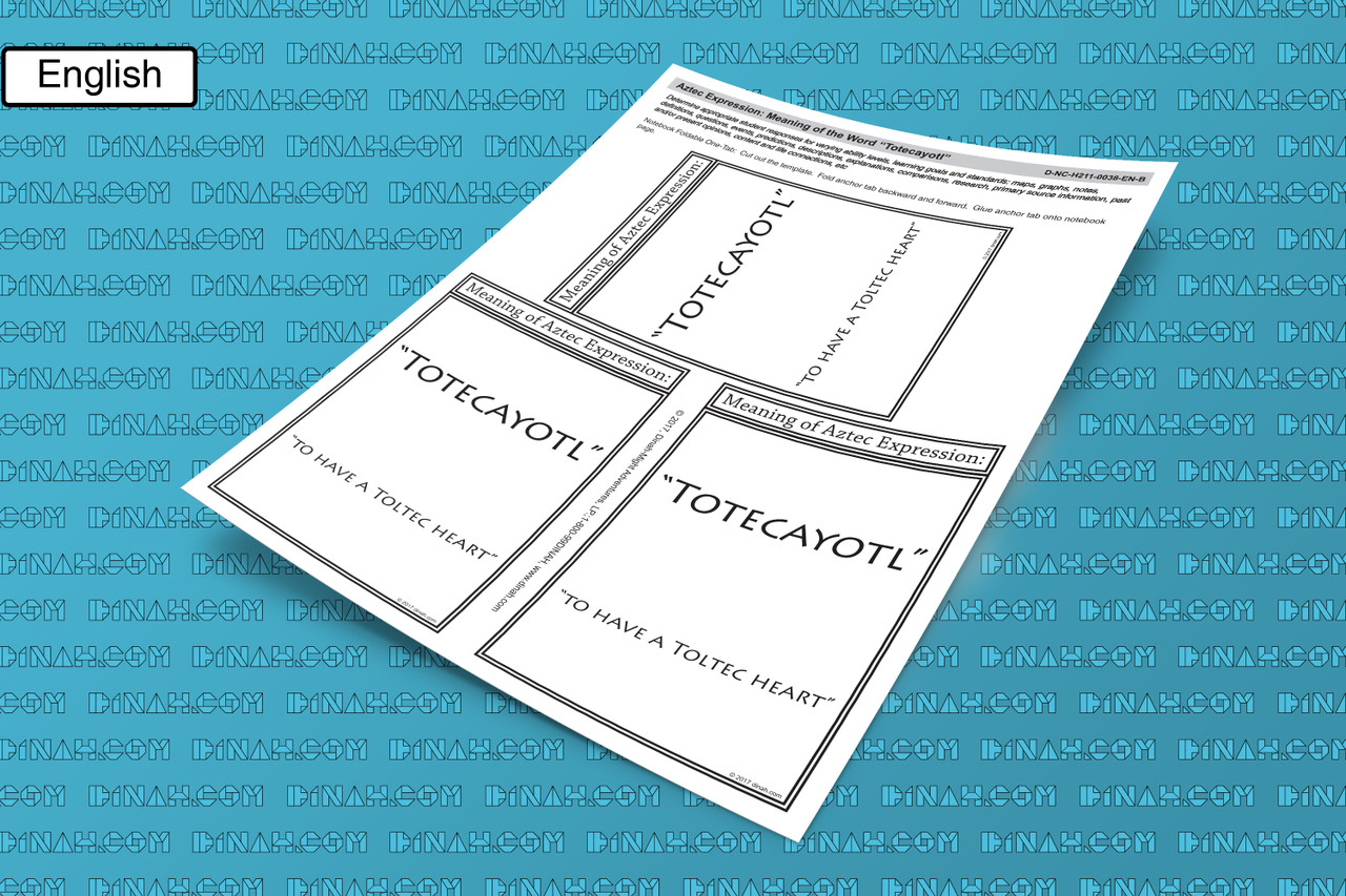 D-nc-h211-0038-en-b aztec expression meaning of the word totecayotl