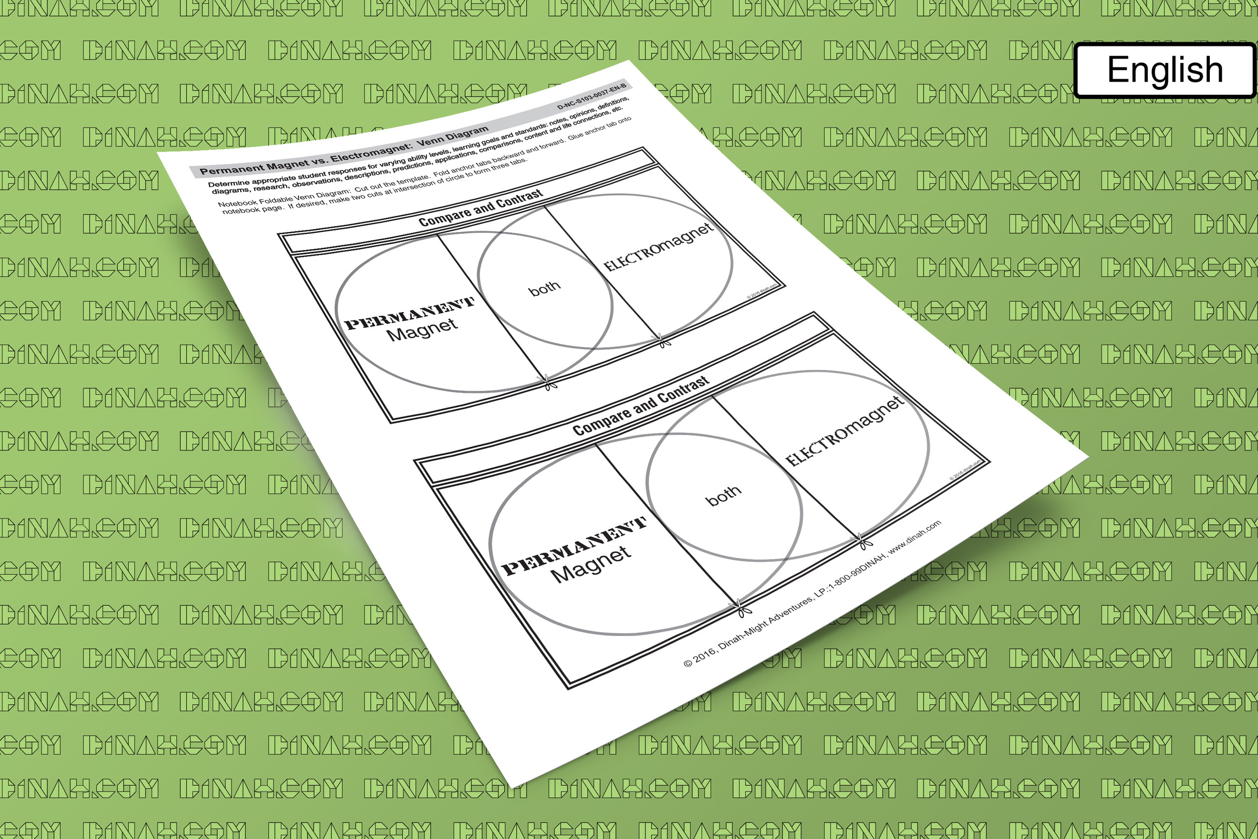 Permanent vs. Venn Diagram dzdownloadablefoldables