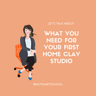 What you need for your first home clay studio!