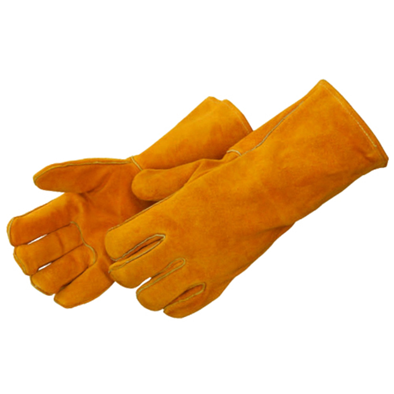 Hot Max Premium Brown Leather Lined Welding Gloves 22051