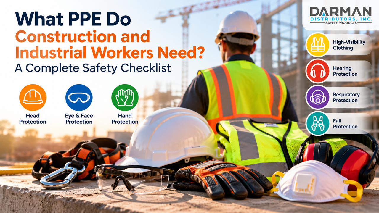 What PPE Do Construction and Industrial Workers Need? A Complete Safety Checklist