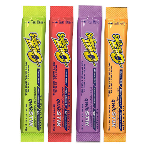 Sqwincher Zero Qwik Stik 20 oz Sugar Free Powder Concentrate