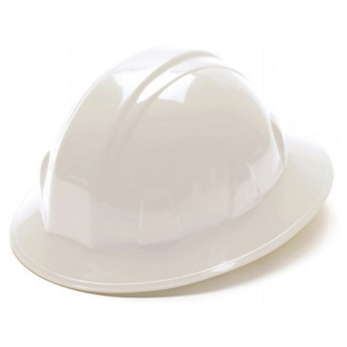 Pyramex SL Full Brim Hard Hat, 6-Point Ratchet Suspension