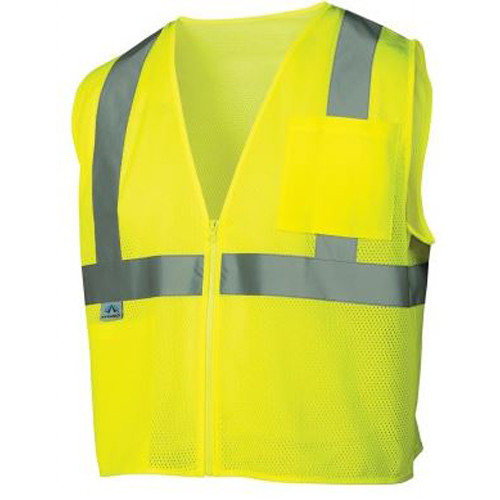 Pyramex RVZ2110 Lime Safety Vest, Class 2