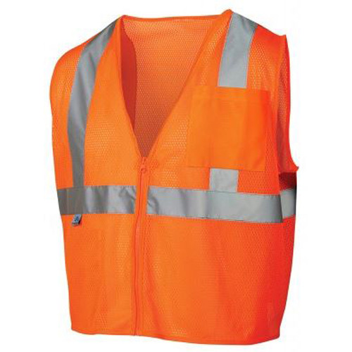 Pyramex RVZ2120 Orange Safety Vest, Class 2