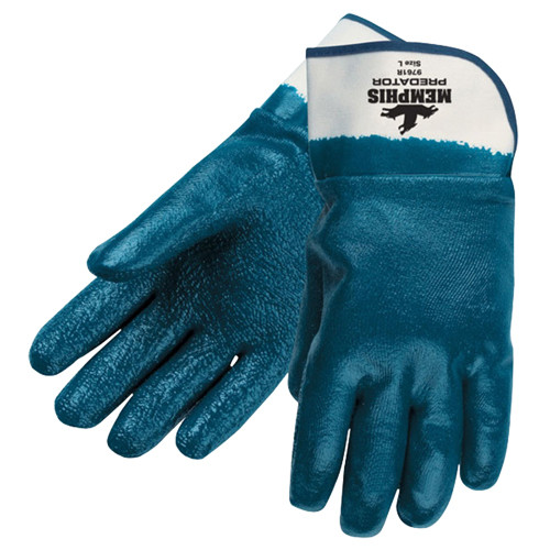 MCR Safety Predator 9761R Nitrile Fully Coated Rough Glove