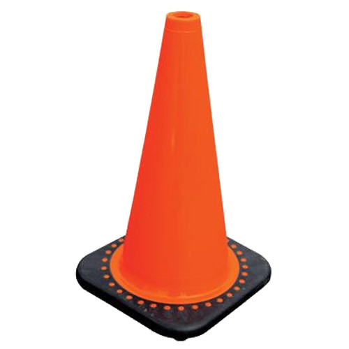 18" Plain Traffic Cone, 3 Lbs