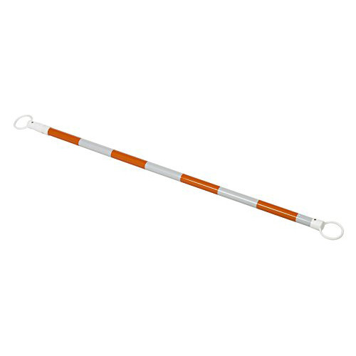 Orange/White Reflective Retractable Cone Bar, 6' - 10'