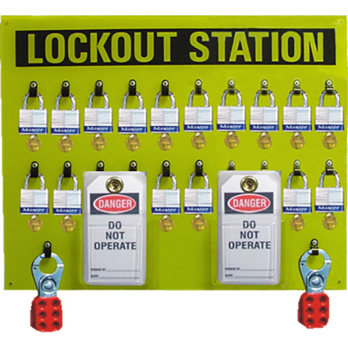 SGLC20 Lockout Station, 20 Padlocks