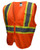 Radians SV22-2ZOM Orange Safety Vest, Class 2