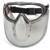 Pyramex Capstone GG504TSHIELD Clear Safety Goggle W Removable Shield 