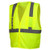 Pryamex RVZ2110CP Lime Safety Vest W Clear Pocket