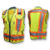 Radians SV55-2ZGD Lime Heavy Woven Engineer Vest ,Two Tone, Class 2