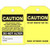 Caution Scaffold Tag, 25/PK