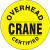 "OVERHEAD CRANE CERTIFIED" hard hat sticker
