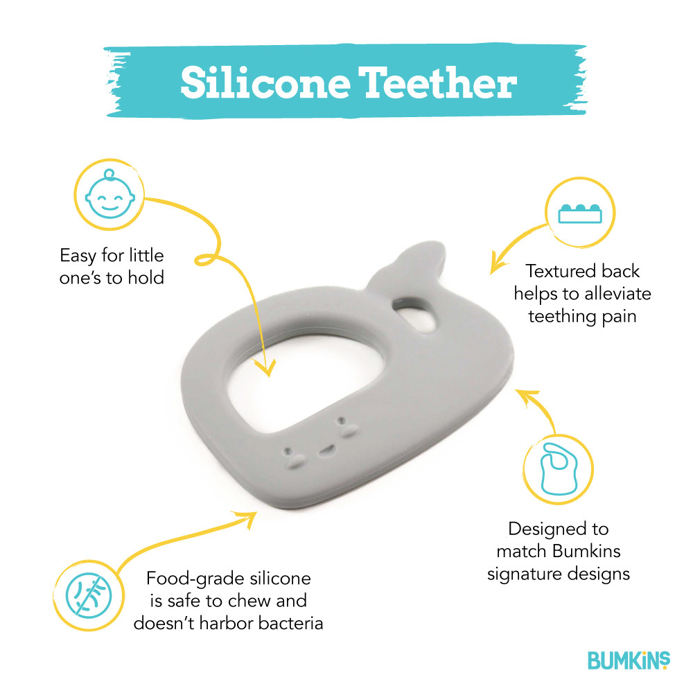 bumkins silicone teether