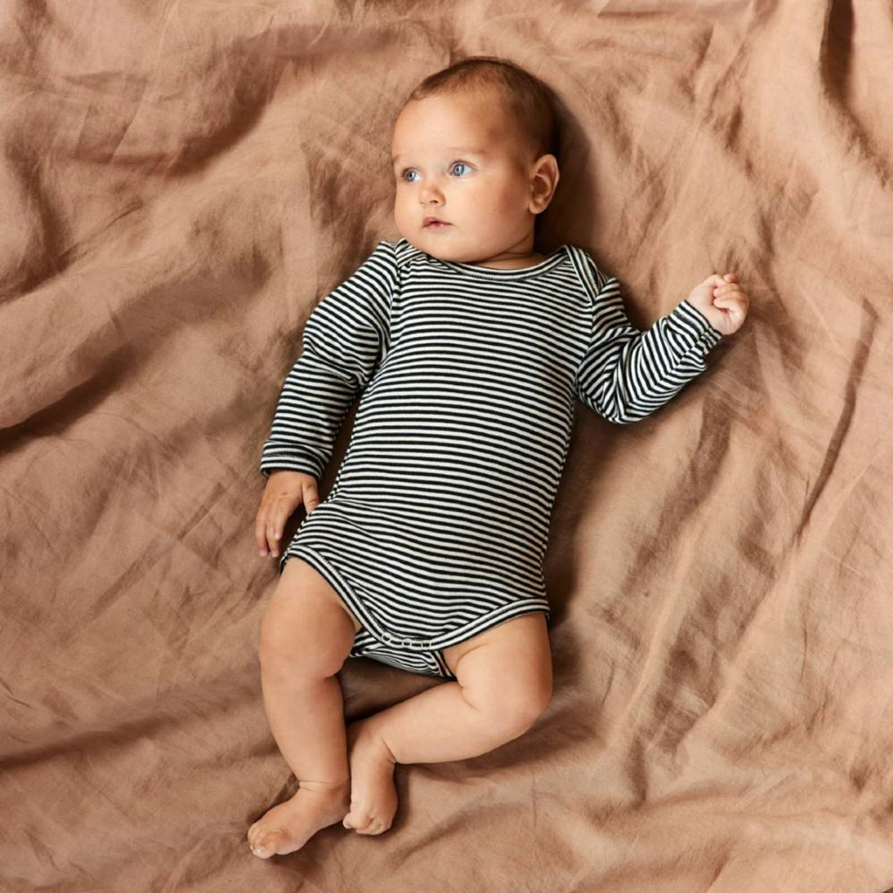 Nature Baby, Pointelle long sleeve bodysuit