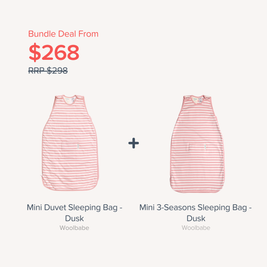 Bundle - Woolbabe Mini Sleeping Bag Bundle