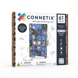 Connetix Ball Run Glitter Galaxy Pack - 61 Piece