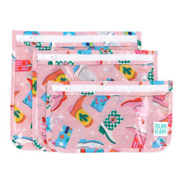 Bumkins Clear Travel Bag 3pk