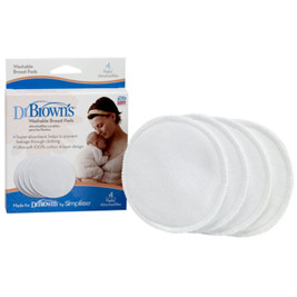 Dr Browns Washable Breast Pads 4 pack