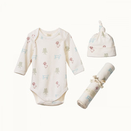 Long Sleeve Newborn Gift Set - Organic Cotton