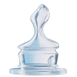 Nuk Narrow Neck Silicone Teat - Medium Hole