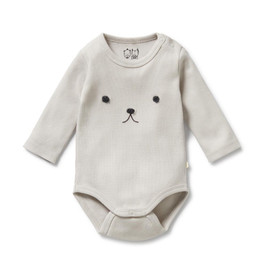 Wilson & Frenchy Organic Rib Long Sleeved Bodysuit