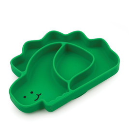 Silicone Grip Dish - Dinosaur