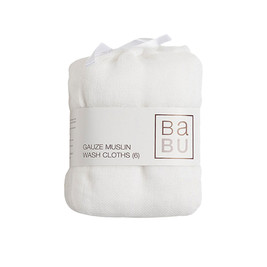 Gauze Muslin Face Cloths 6 pack